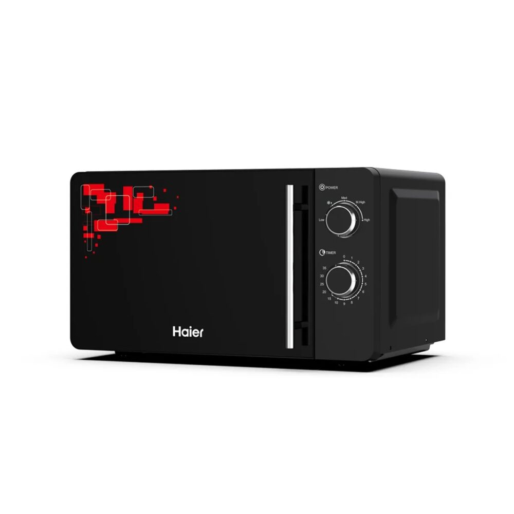 Haier 20L Black Microwave Oven