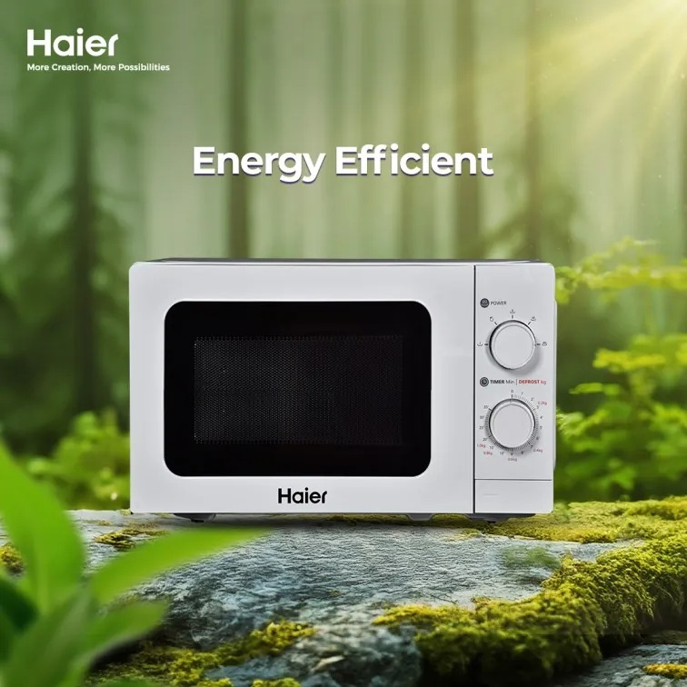 Haier 20L White Microwave Oven