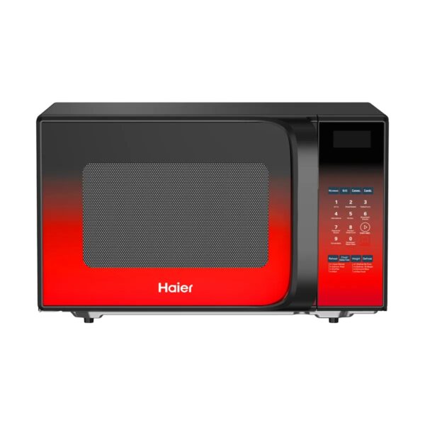 Haier HMW-30AFR Air Fryer Microwave Oven Red and Black 30 Liter