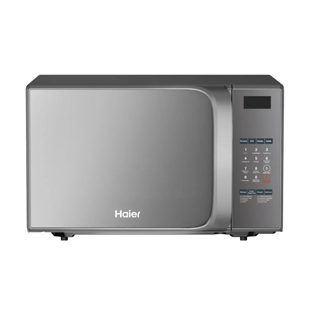Haier HMW-30AFS Air Fryer Microwave Oven Silver and Black 30 Liter